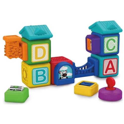 Olimp Sport Kids II Baby Einstein aktiviti igracka Bridge & Learn Magnetic Blocks Cene