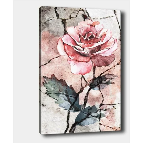 Tablo Center Stenska slika na platnu Rose, 40 x 60 cm