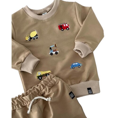 West River Komplet trenerka za bebe Autići, Bež Slike