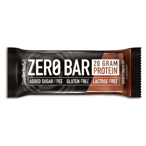 Biotechusa Zero Bar Protein plo&scaron;čica - dvojna čokolada Cene