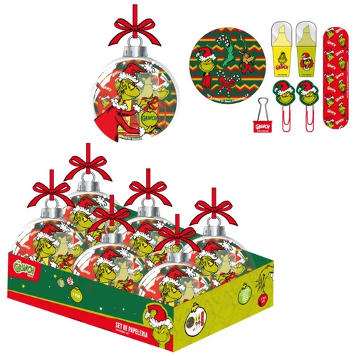 THE GRINCH STATIONERY SET CHRISTMAS