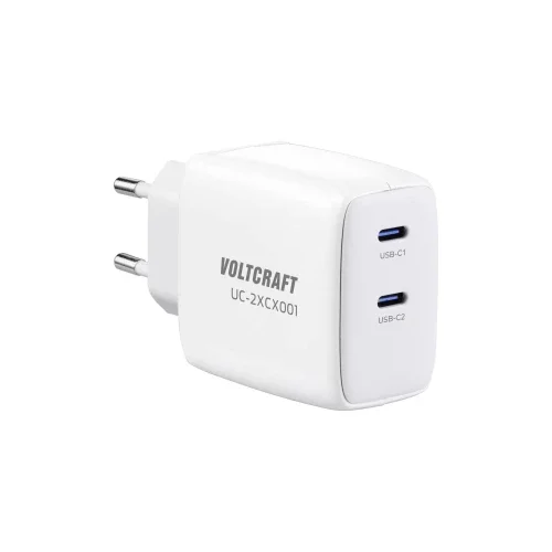 Voltcraft GaN VC-13091940 USB punjač unutrašnje područje Izlazna struja maks. 3.25 A 2 x USB-C®