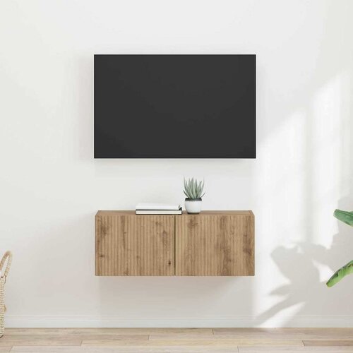 vidaXL TV zidni ormar 2 pcs Umjetnička hrastovina 60 x 31 x 29.5 cm Cijene