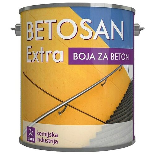Iskra Boja za beton Betosan Extra (Temeljna boja: Sive boje, 4 l, Prikladno za: Beton) Cijene