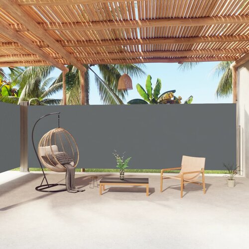 vidaXL Uvlačiva bočna tenda antracit 200 x 1000 cm Cijene