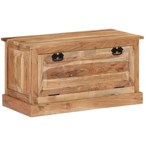 VidaXL Klupa za pohranu cipela 85x40x45 cm od masivnog bagremovog drva Slike