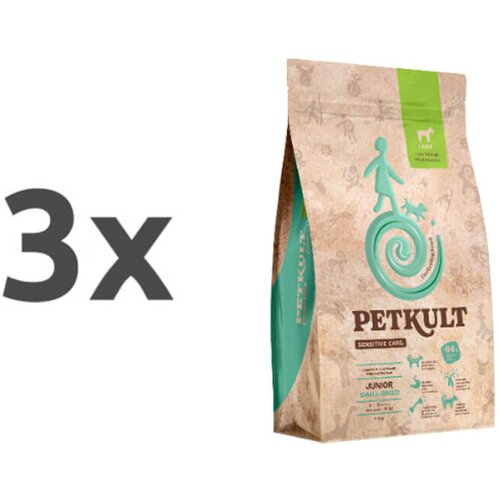 Petkult sensitive care junior, mini - jagnjetina 3 x 3 kg Cene