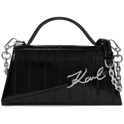 Karl Lagerfeld K SIGNATURE SLIM CB EEL ST Crna Slike