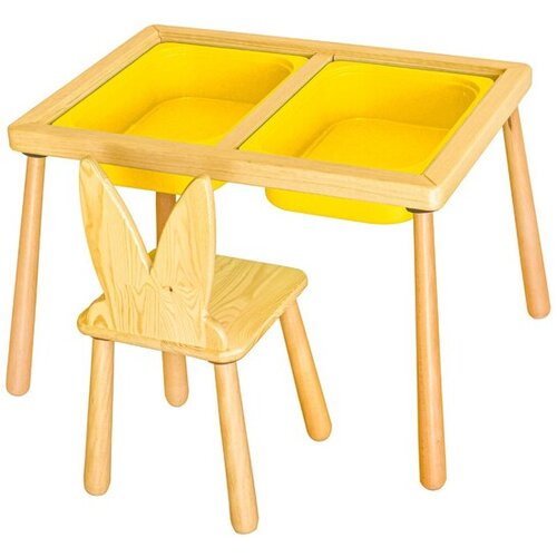 Hanah home Dječiji sto i stolica, Žuti Cene