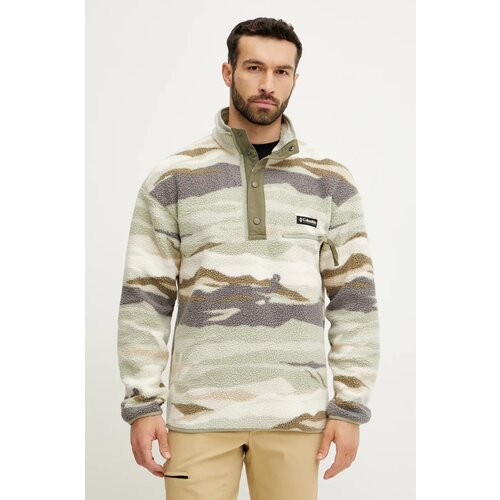 Columbia Flis HELVETIA II PRINTED HALF SNAP FLEECE Siva Slike
