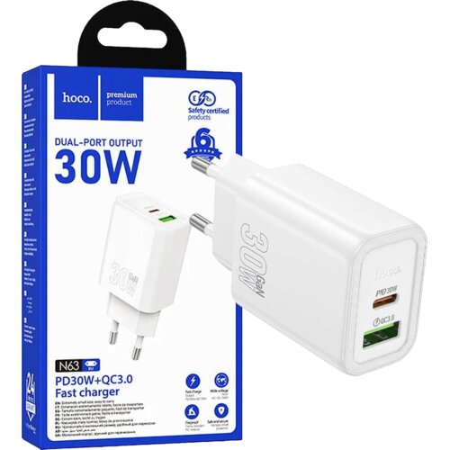 hoco. Punjač kućni, brzi, PD30W + QC3.0 - N63 Gentle Cijene