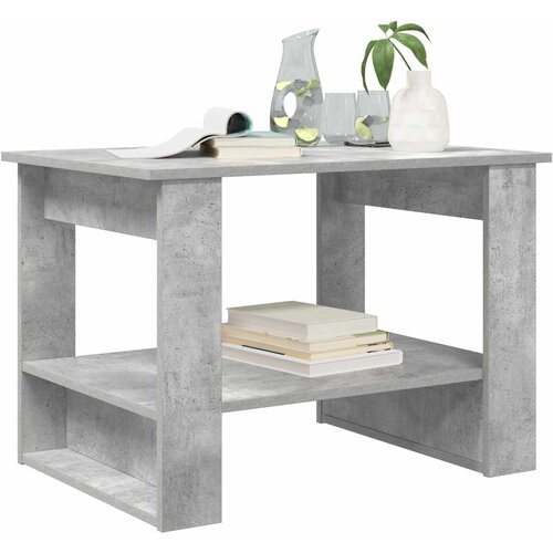  Kava Stol Betonski sivi 72 x 50 x 50 cm Konstruirano drvo Slike