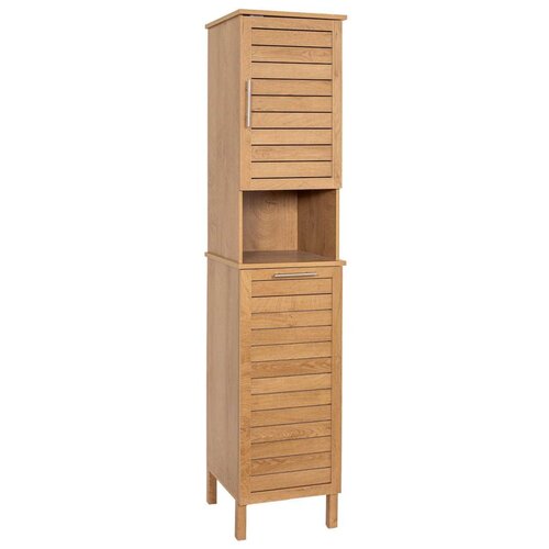 Tendance kupaonski ormarić 2 vrata + 1 polica + 1 ugrađena ko&scaron;ara za rublje mdf, colonial Cijene