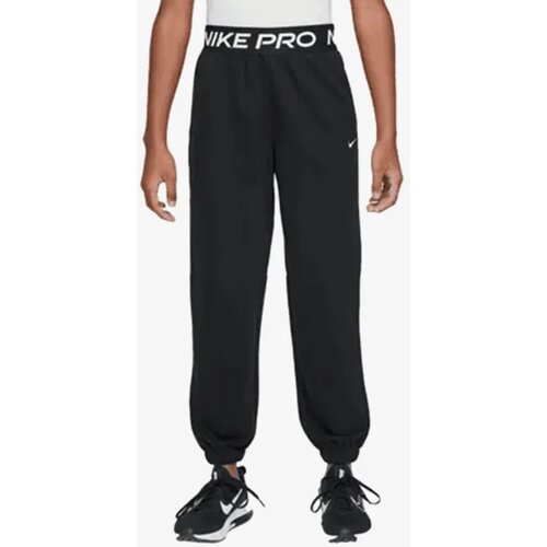 Nike Dečiji donji deo trenerke DF Fleece HV0289, Crni Cene