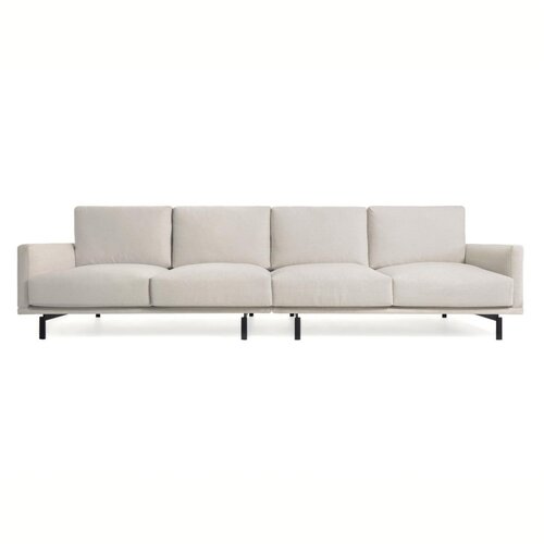 Kave Home Bež sofa od šenila 334 cm Galene – Cene