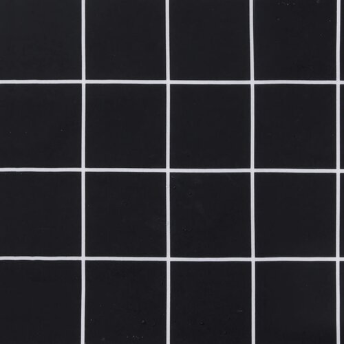  Jastuci za vrtne stolice 4 kom crni karirani 50x50x4 cm tkanina Slike
