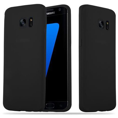 Cadorabo Ohi&scaron;je, združljiv s Samsungom v Candy Black - Za&scaron;čitni pokrov, narejen iz fleksibilnega silikona TPU, (20574701) Cene