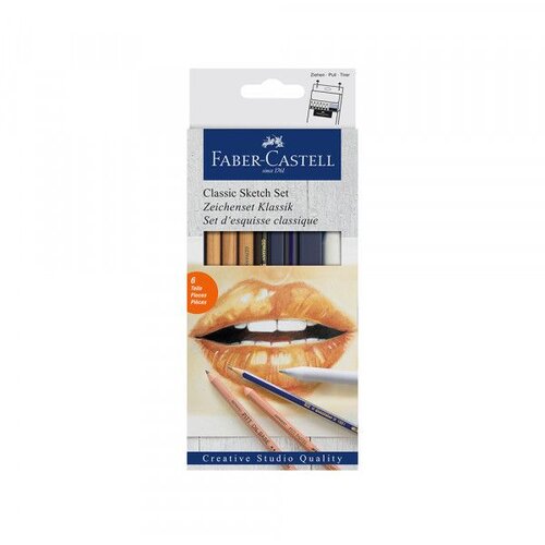Faber-Castell Set za crtanje Classic - 6 kom (set za skiciranje Faber Castell) Slike