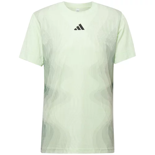 Adidas Tehnička sportska majica svijetlozelena / crna