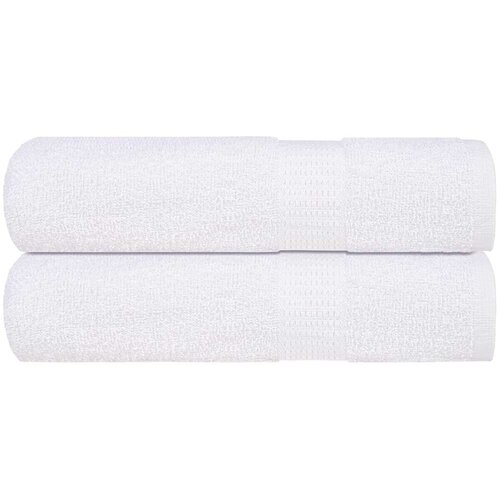 Furnova Brisače za tuširanje 2 kos bela 70x140 cm 360 g/m² 100% bombaž, (21916774) Cene