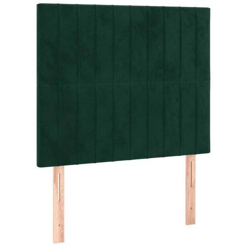 Uzglavlje tamnozeleno 90x5x118/128 cm bar&amp;scaron;unasto Slike