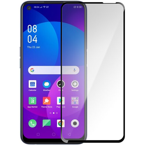 AVIZAR Za&scaron;cita zaslona iz kaljenega stekla Oppo A72 s po&scaron;evnimi robovi, popoln oprijem - crna, (20628927) Cene