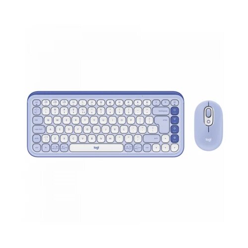 Logitech Set bežična tastatura i mi&amp;scaron; POP ICON COMBO, Ljubičasti Slike
