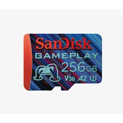 San Disk SDXC micro 256GB GamePlay, 190/130MB/s, V30, U3, A2 SDSQXAV-256G-GN6XN