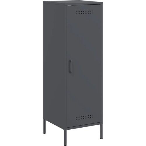 Maison Chic Visoka omara - Komoda - Predalnik antracitna 36x39x113 cm jeklo, (21716993) Slike
