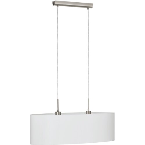 Eglo Pasteri visilica/2, e27, d-750, nikl/mat, tekstil bijela Cijene