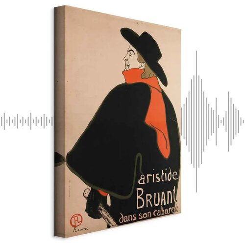  Slika - Aristide Bruant: Dans son cabaret (1 Part) Vertical 40x60 Akustična Cene