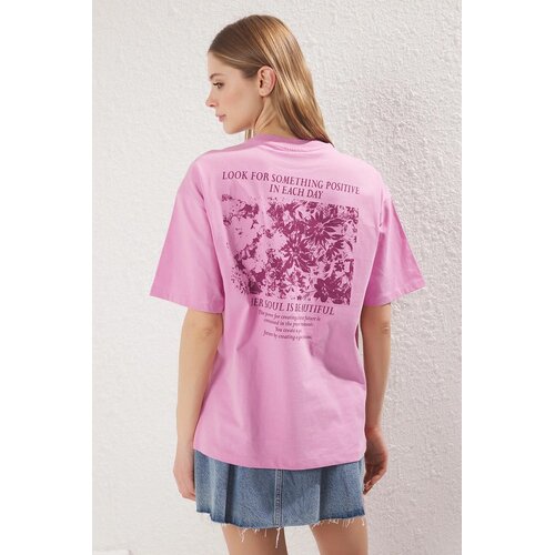 TRENDYOLMILLA Ženska majica TWOSS23TS00269, Roze Cene