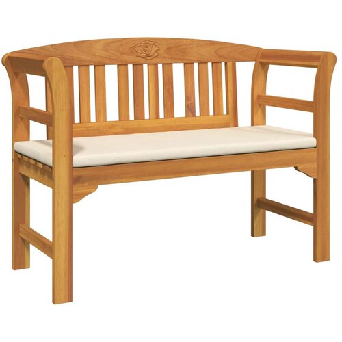  Set namje&amp;scaron;taja s jastukom 4 pcs Prirodna Čvrsto drvo akacije Slike