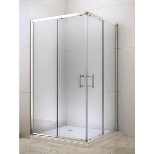Stripe silver ram 100x80x195cm providno staklo 6mm Cene