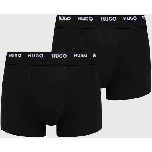 Hugo Boksarice 5-pack moški, črna barva