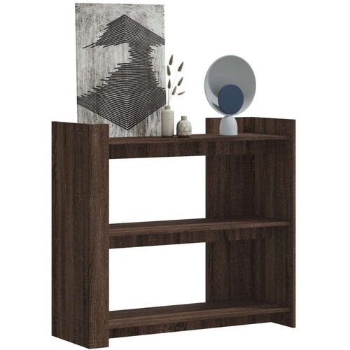  Konzolni stol boja hrasta 100x35x90 cm konstruirano drvo Slike
