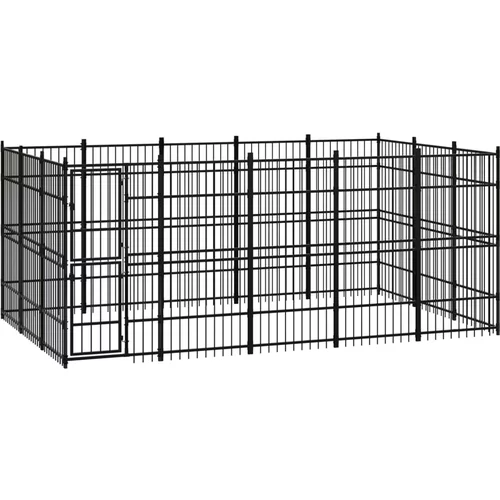  vanjski kavez za pse čelični 13,82 m²