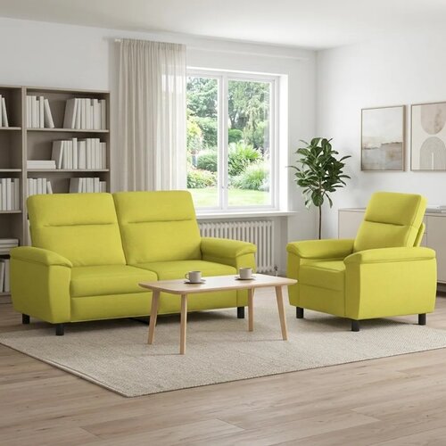  Set sofe 2 pcs Svijetlo zelena Tkanina - Svijetlo zelena Jednostruka + Dvostruka (140 cm) Cijene
