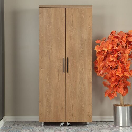 Hanah home Višenamenski ormar Guzzo, 80 x180 x42 cm, Krem Cene