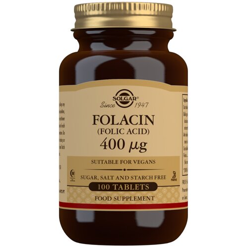Solgar folacin tablete 400mcg, 100 tableta Slike