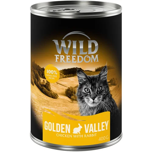 Wild Freedom 12 x 400 g mokra hrana po posebnoj cijeni! - Golden Valley - kunić i piletina