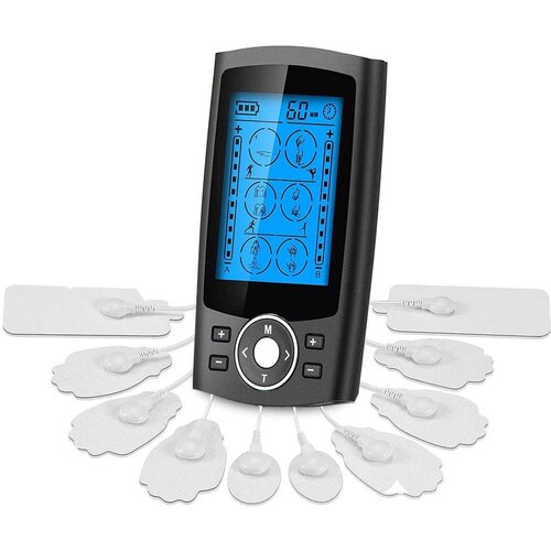 Venisymlis Ems Electric 24 Modes Dual Channel Tens Machine Pulse Muscle Massager – Črn, (22060186) Cene