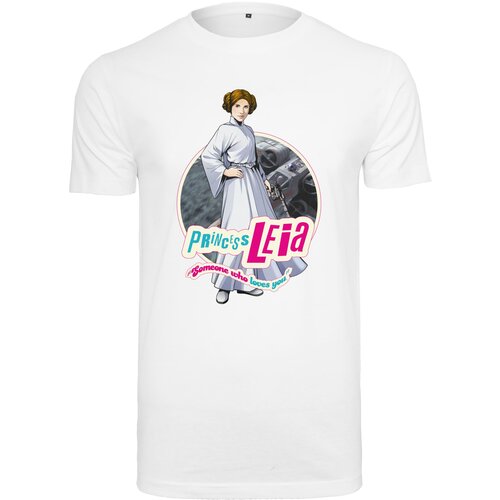 Merchcode Star Wars Leia Logo Tee white Slike