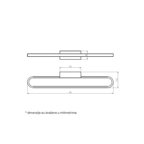 HOME LIGHT zidna lampa luna 322 Slike