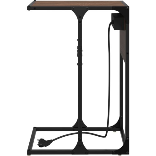 VidaXL Nočna omarica Rjavi hrast 41.5 x 26 x 60.5 cm Konstruiran les Slike
