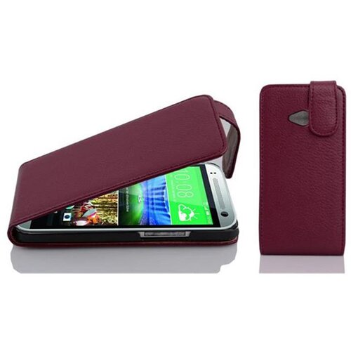 Cadorabo Ohi&scaron;je, združljivo z HTC ONE M8 MINI v pastelno vijolično - Za&scaron;čitni ovitek v obliki flipa iz teksturiranega umetnega usnja, (20562786) Cene