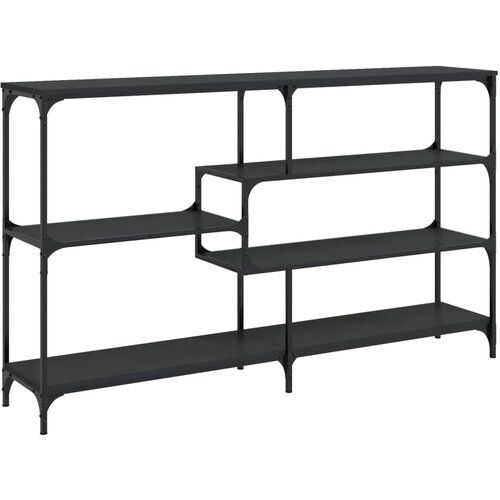 Maison Chic konzolna miza - miza ob steni črna 160x32x95 cm inženirski les, (21786014) Slike