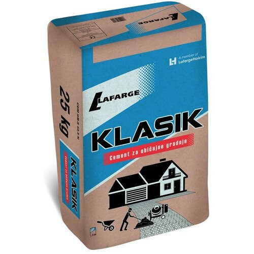 Lafarge Cement 42,5 (barva: modra, 25 kg) Slike
