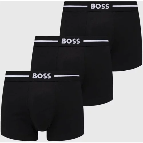 Boss Boksarice 3-pack moški, črna barva