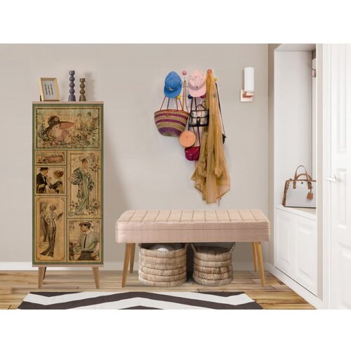 Woody Fashion Set Namje&scaron;taj za hodnik Filinta 732 0900, Prljavo roza Cijene